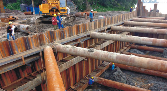 Harbin Binbei Bridge Foundation Pit Supporting Project